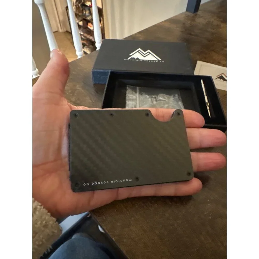 Mountain Voyage Co. minimalist wallet RFID Blocking NEW In Box